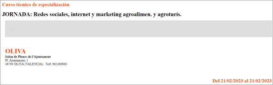  JORNADA: REDES SOCIALES, INTERNET Y MARKETING AGROALIMEN. Y AGROTURÍS
